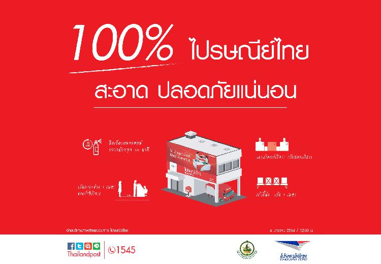 ไปรษณีย์ไทย เน้นมาตรการความปลอดภัย รับ/ส่งพัสดุ ในพื้นที่ 5 จังหวัดสีแดงเข้ม  รณรงค์คนในพื้นที่ใช้บริการ Pick – up Service รับพัสดุถึงหน้าบ้าน